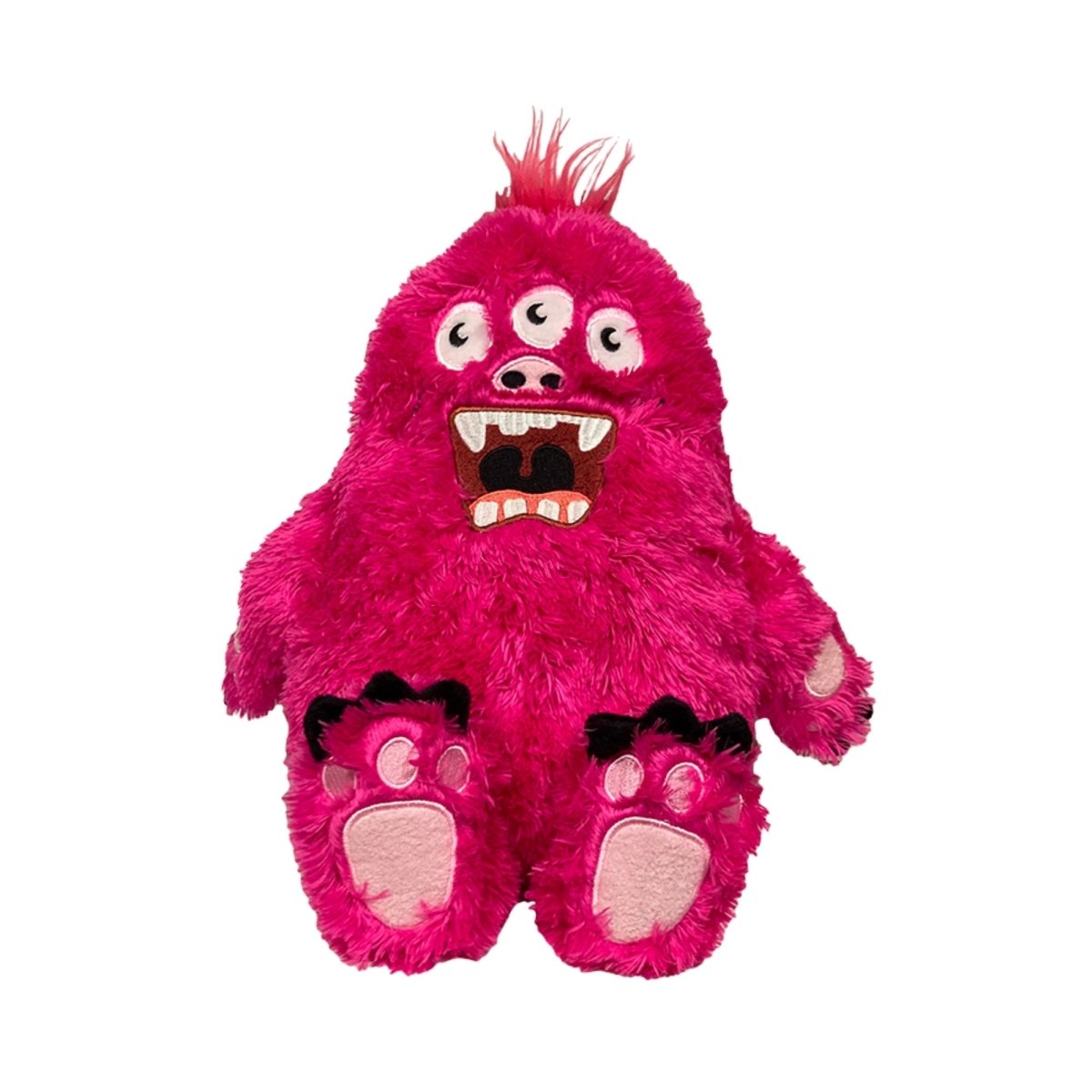 Fabdog Dog Fluffy Monster Pink Large - Pets Perfect