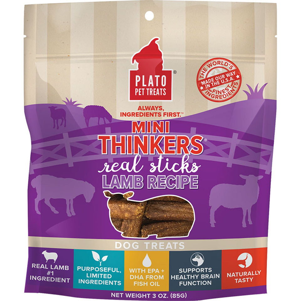 Plato Dog Mini Thinkers Lamb, 3 oz