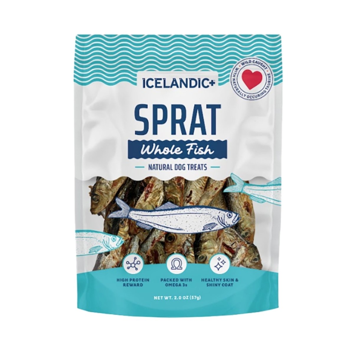 Icelandic Dog Sprats Whole Fish 2oz. - Pets Perfect