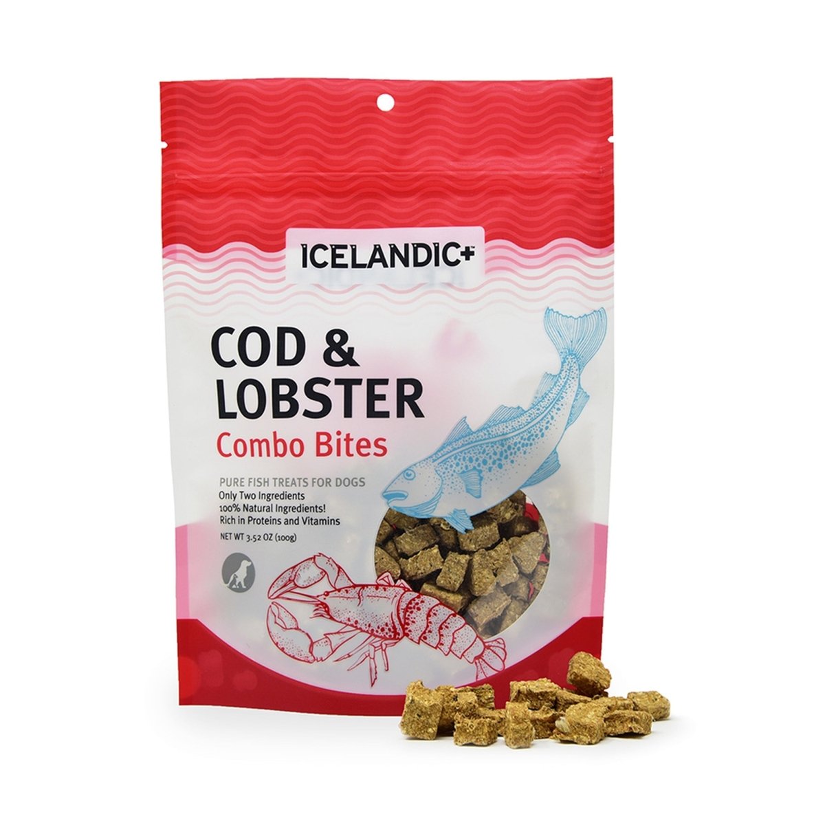 Icelandic Dog Combo Bites Cod And Lobster - Pets Perfect