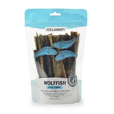 Icelandic+ Wolffish Skin Chew Stick Dog Treat 9 oz