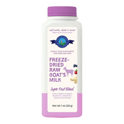 Shepherd Boy Farms Dog & Cat Freeze-Dried Raw Goat Milk Super Fruit 16oz.