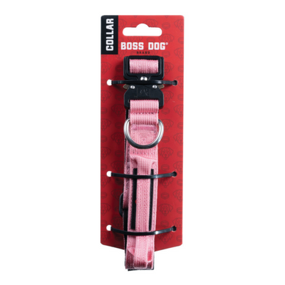 Boss Dog Tactical Adjustable Dog Collar Pink, 1ea/Small, 13-16 in Default Title