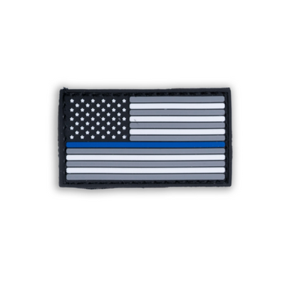 Boss Dog Tactical Collar Patch USA Thin Blue Line, One Size (Case of 6) Default Title