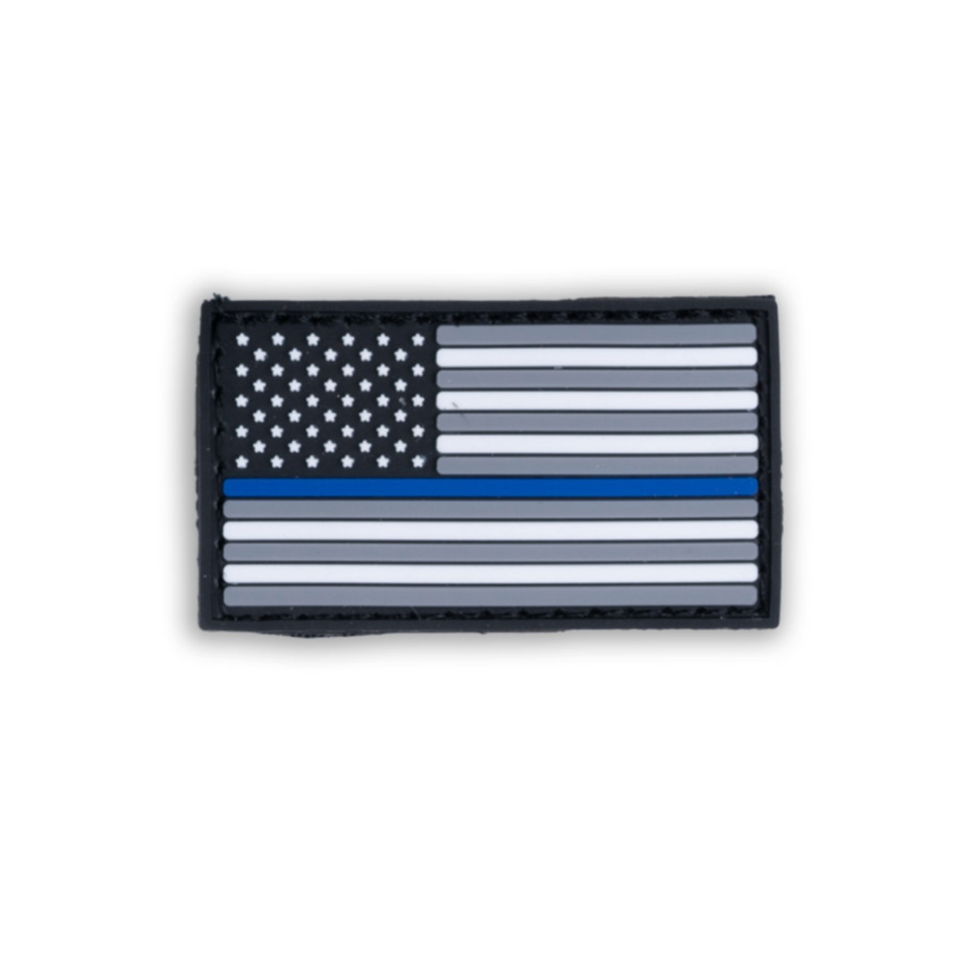 Boss Dog Tactical Collar Patch USA Thin Blue Line, One Size (Case of 6) Default Title
