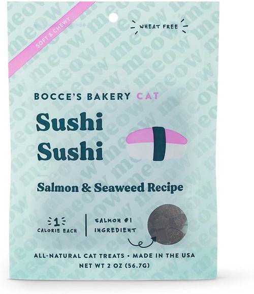 Bocce's Bakery Sushi Sushi Soft and Chewy Cat Treats 2 oz - Pets Perfect