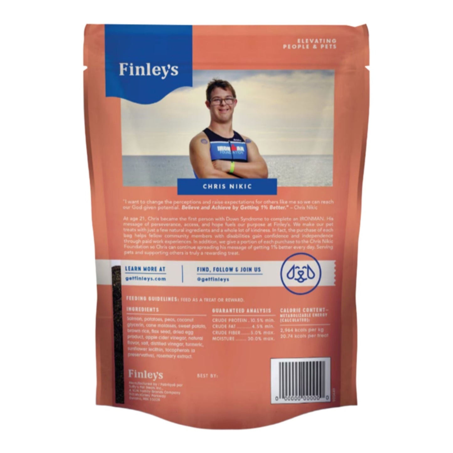 Finley's Dog Hearty Select Salmon & Flax 5oz.