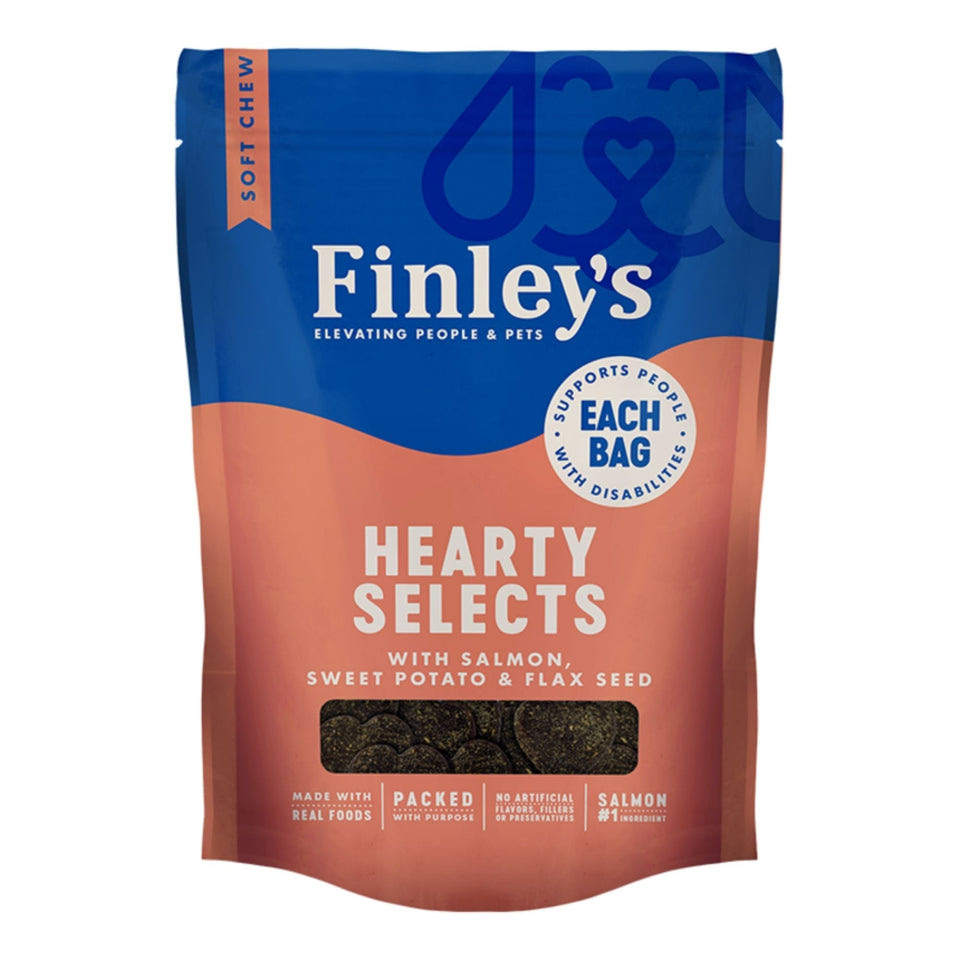 Finley's Dog Hearty Select Salmon & Flax 6oz.