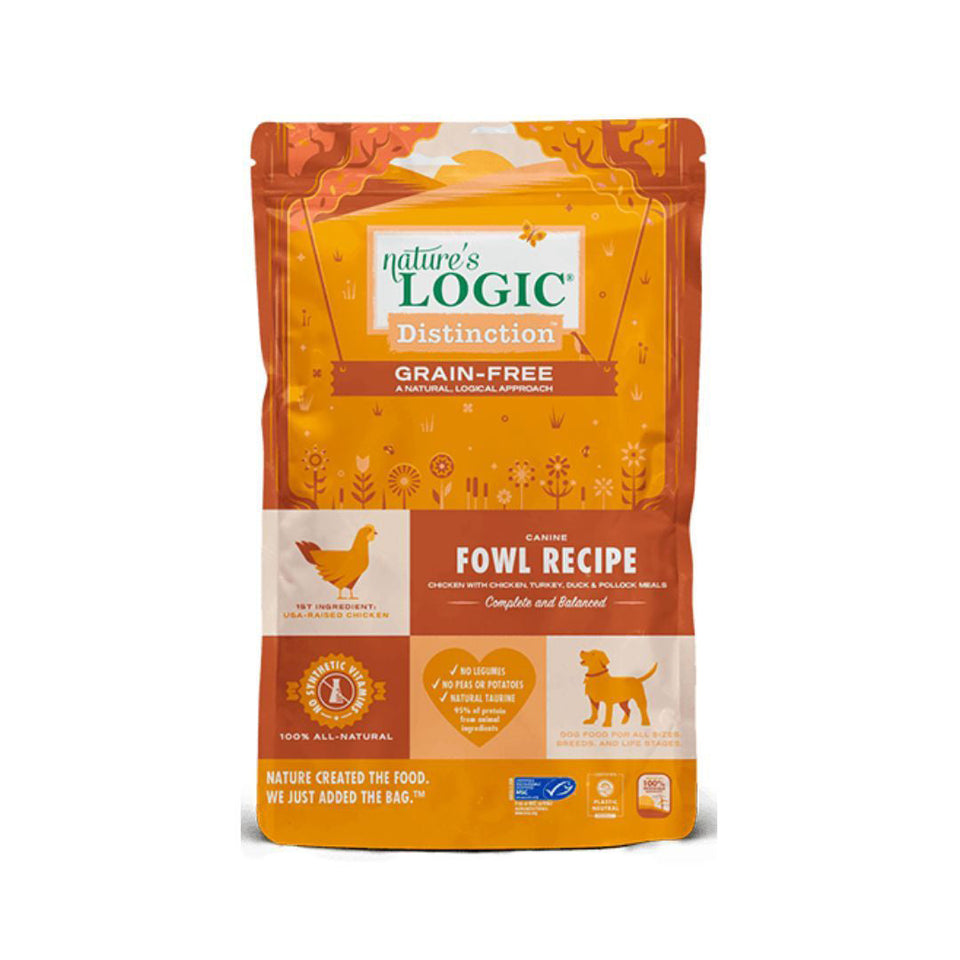 Nature's Logic Dog Distinction Grain-Free Fowl 4.4 lb