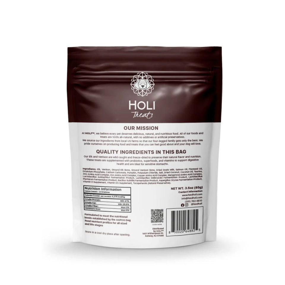 Holi Dog 3 oz. Elk Venison, view 4