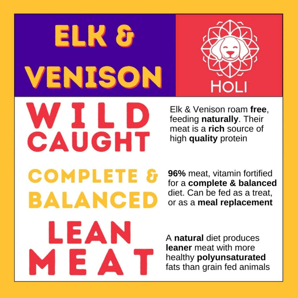 Holi Dog 3 oz. Elk Venison, view 2