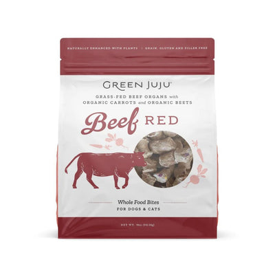 Green Juju Dog Freeze-Dried Topper Beef Red 18 oz
