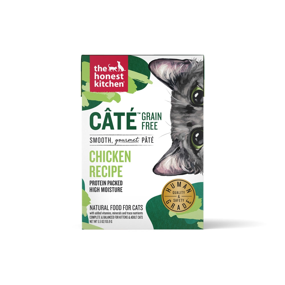 The Honest Kitchen Cate Grain-Free Wet Cat Food - Chicken, 5.5 oz, 12 ct