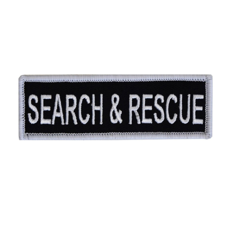 Boss Dog Tactical Harness Patch Search & Rescue, 6ea/Large Default Title