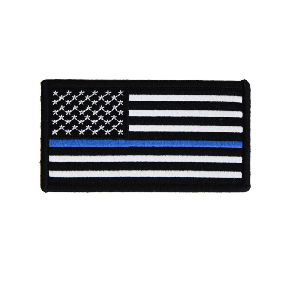 Boss Dog Tactical Harness Patch USA Thin Blue Line, 6ea/Large Default Title
