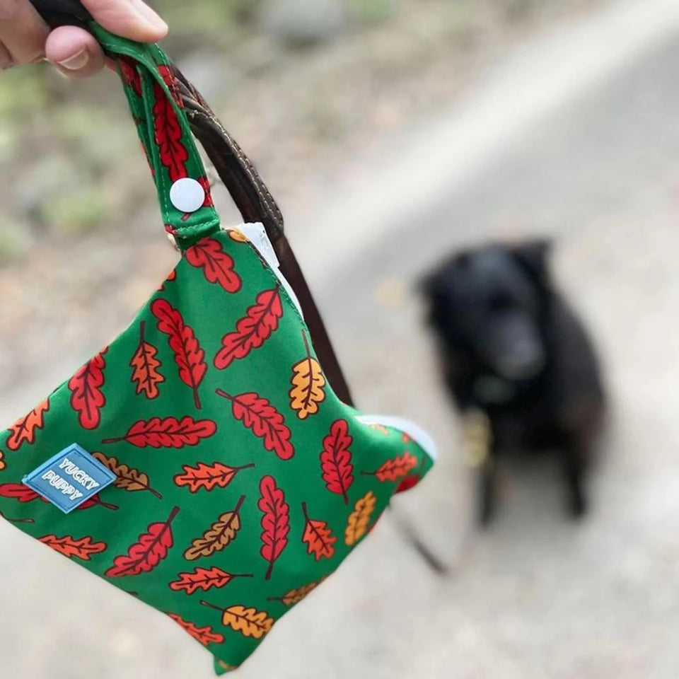 Fall Leaves Dog Poop Bag Holders, Extra Large Size - Pets Perfect