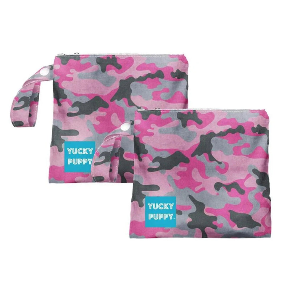 Blue Camo Dog Poop Bag Holders - Pets Perfect