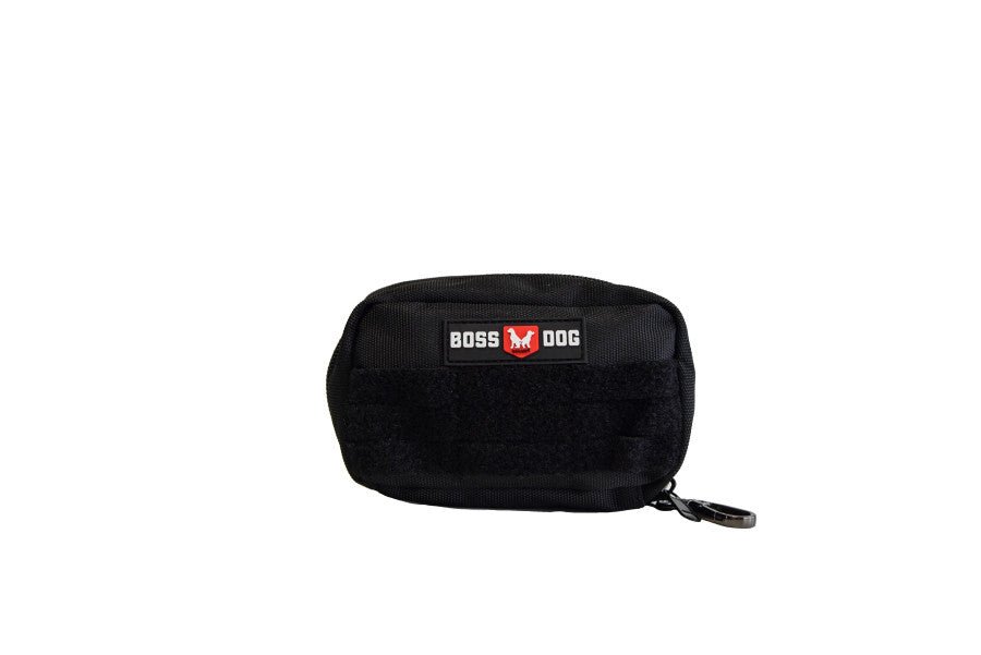 Boss Dog Tactical Molle Dog Harness Bag Black Small