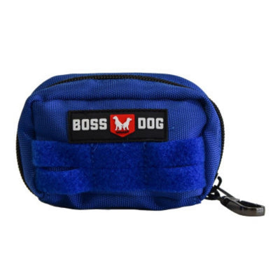 Boss Dog Tactical Molle Dog Harness Bag Blue Large