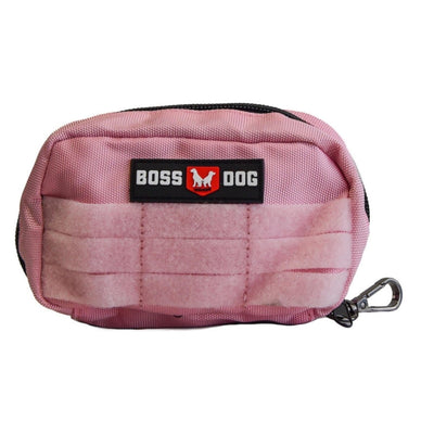Boss Dog Tactical Molle Dog Harness Bag Pink Large