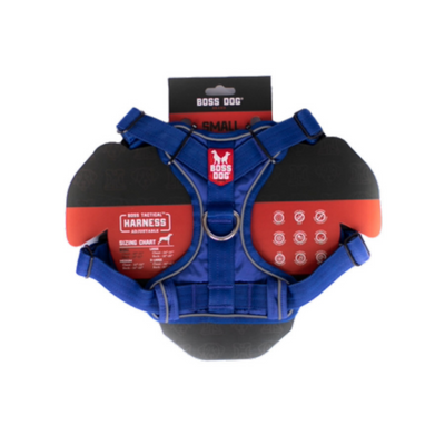Boss Dog Tactical Dog Harness Blue, 1ea/Small Default Title