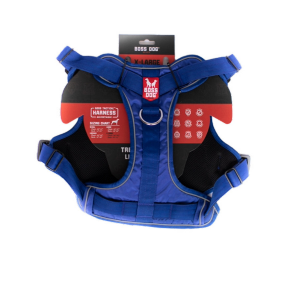 Boss Dog Tactical Dog Harness Blue, 1ea/XLarge Default Title