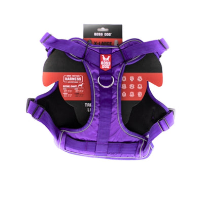 Boss Dog Tactical Dog Harness, Purple, X-Large