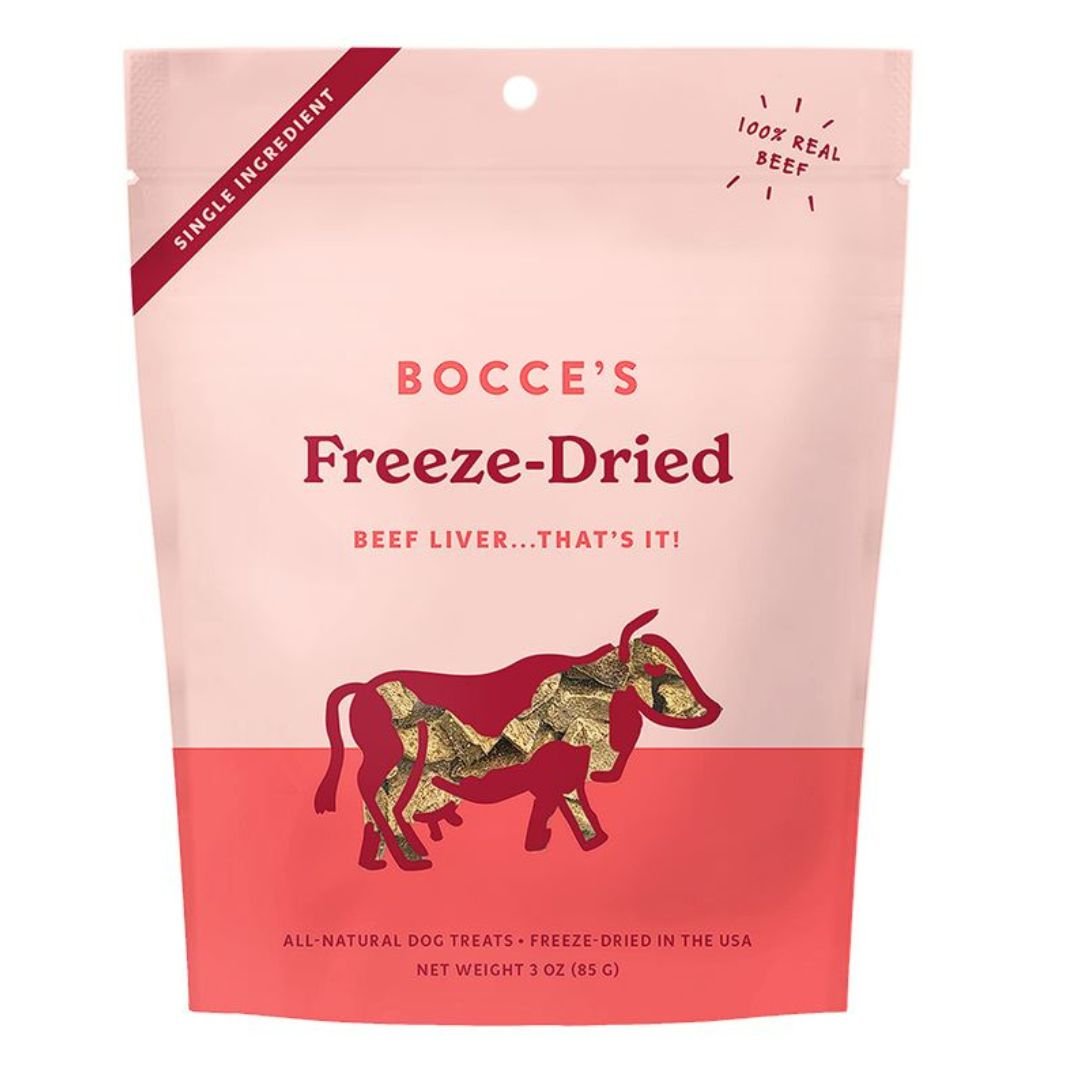 Bocce's Bakery Dog Freeze Dried Beef Liver Treats 3oz - Pets Perfect