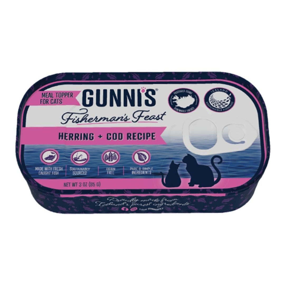 Gunni'S Cat Herring Cod 3Oz 17 Pack - Pets Perfect