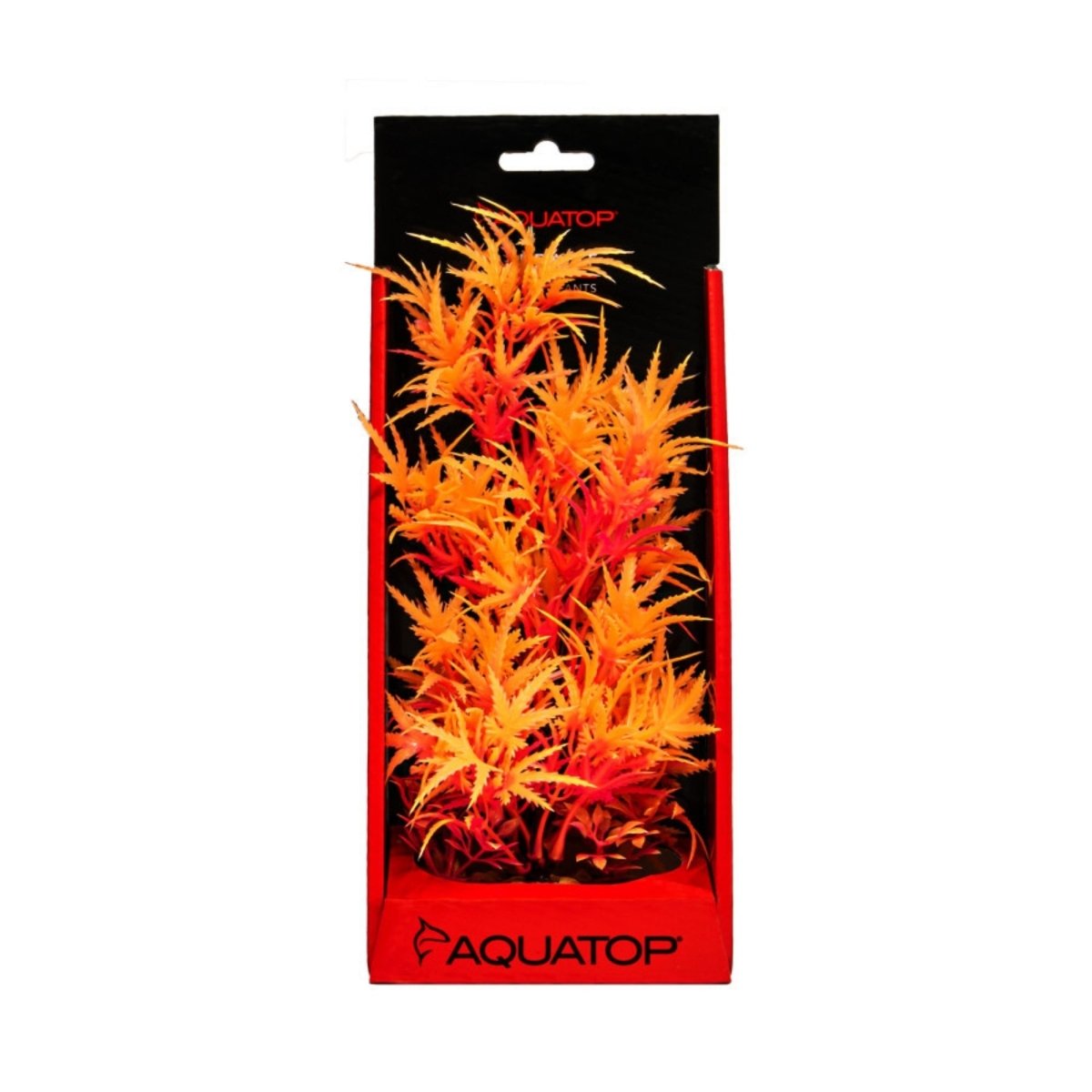 Aquatop Vibrant Fluorescent Cannabis Plant Tangerine 10in - Pets Perfect