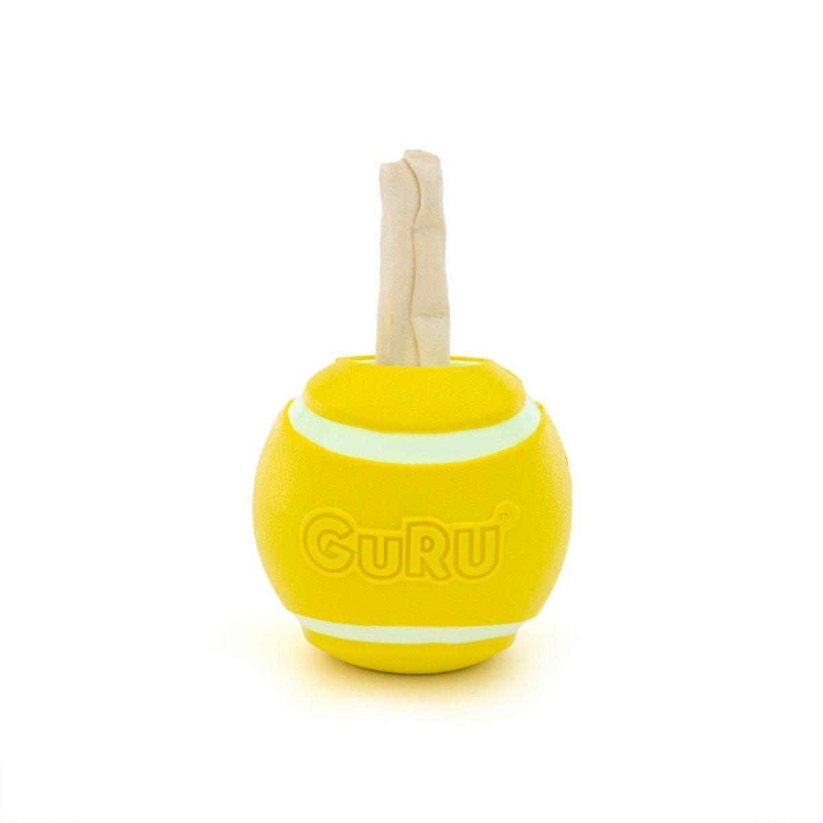 GURU Tennis Treat Holder Ball Dog Toy 1ea/MD - Pets Perfect
