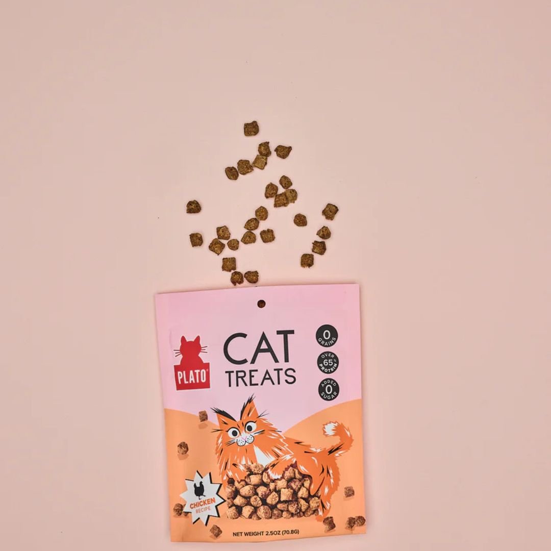 Plato Cat Grain Free Air Dried Treat Chicken 2.5Oz - Pets Perfect