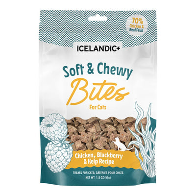 Icelandic Cat Chicken & Blackberry Soft & Chewy Bites 2.82oz.