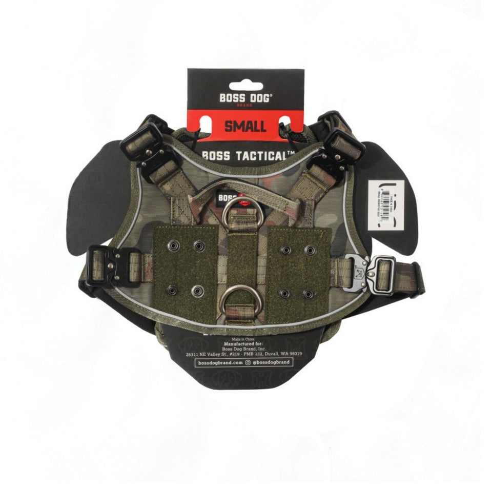 Boss Dog Tactical Dog Harness Green Camo, Small, view 2