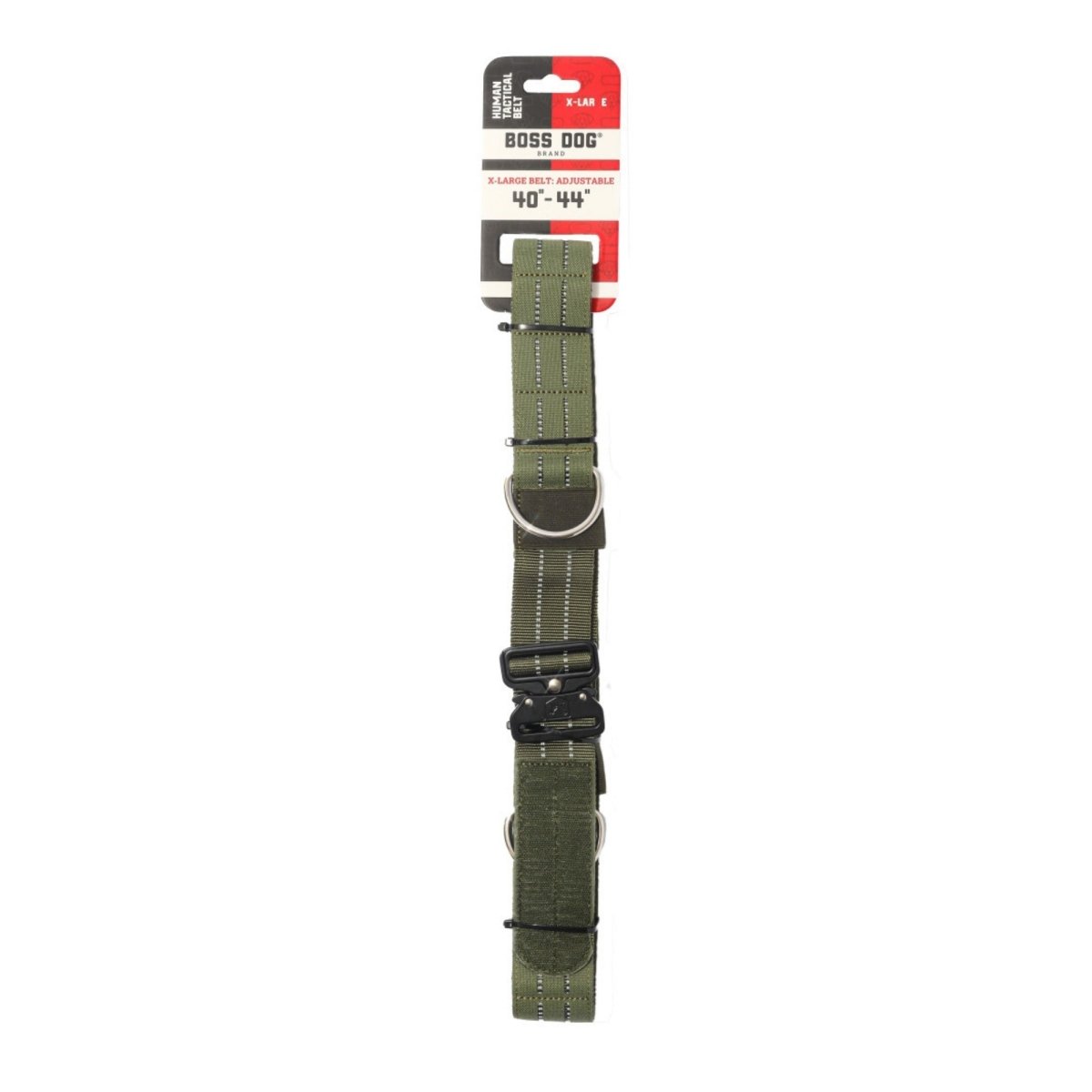 Boss Dog Human Boss Tactical Utility Dog Walker Belt Green, 1ea/XL 4044In Waist - Pets Perfect