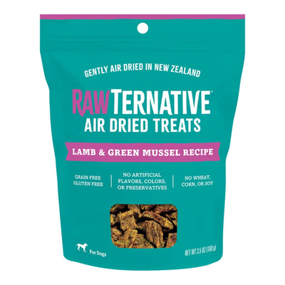 Grandma Mae's Country Naturals Dog Rawternative Air Dried Lamb & Green Mussel Treats 3.5oz.