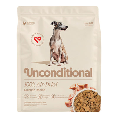 Unconditional Dog 100% Air - Dried Grain Free Chicken 2lbs.