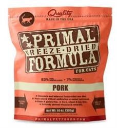 Primal Pet Foods Freeze-Dried Cat Food- Pork 5.5 oz
