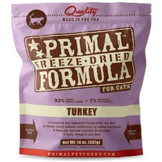 Primal Pet Foods Freeze-Dried Cat Food-, 5.5 oz- Turkey