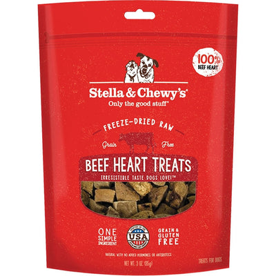 Stella & Chewy's Dog Freeze-Dried Dog Treat Beef Heart 3 oz