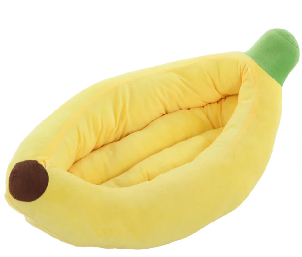 Large Banana Shaped Dog bed - Pets Perfect
