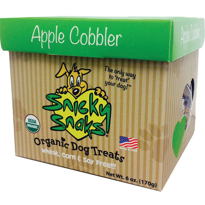 Snicky Snaks Usda Certified Organic Apple Cobbler Dog Treat, 12 lb Bulk Box