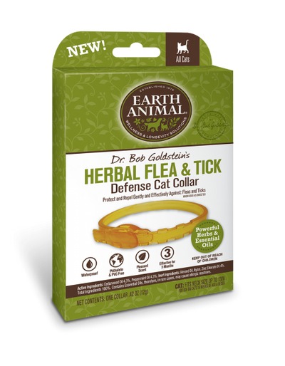 Earth Animal Herbal Flea and Tick Dog Collar For Cats