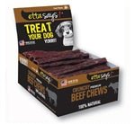 Etta Says! Beef Chew Sticks 4.5" – Rawhide Dog Treat | Display Box - Pets Perfect