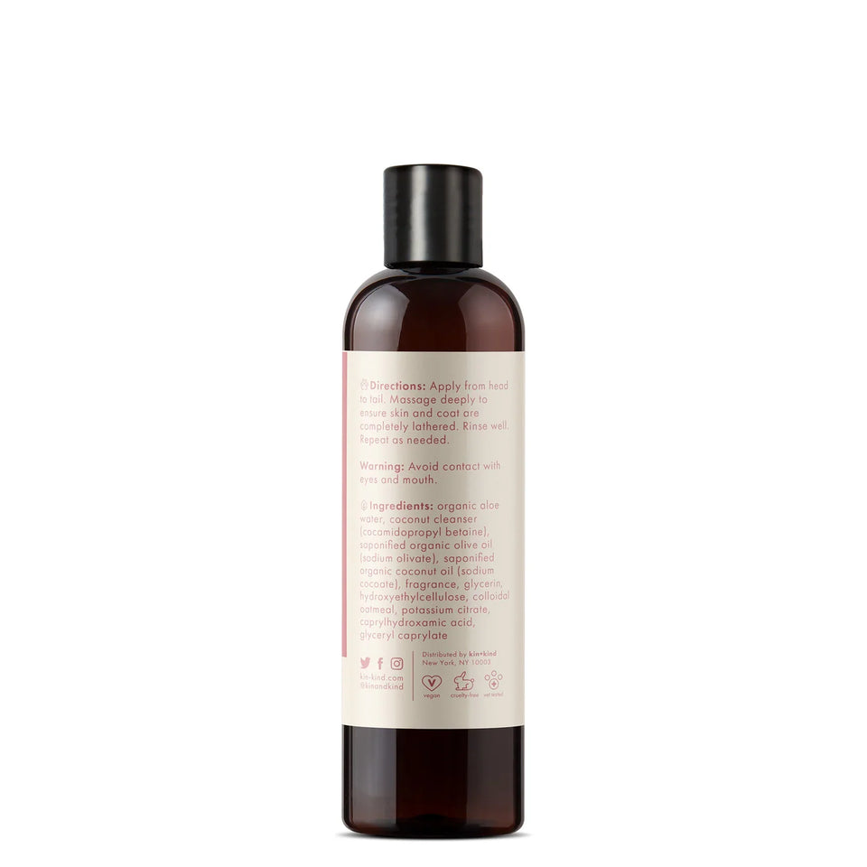 Kin+Kind Coat Oatmeal Calm Rose 12 oz. Pet Shampoo