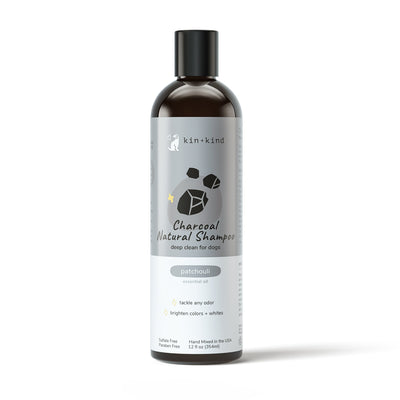 Kin+Kind Pet Shampoo Charcoal 12 oz. Patchouli