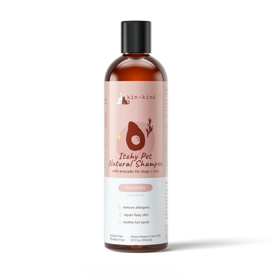 Kin+Kind Pet Shampoo Itchy Pet Rosemary+Peppermint 12 oz