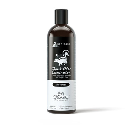 Kin+Kind Pet Shampoo Skunk Odor Eliminator 12 oz