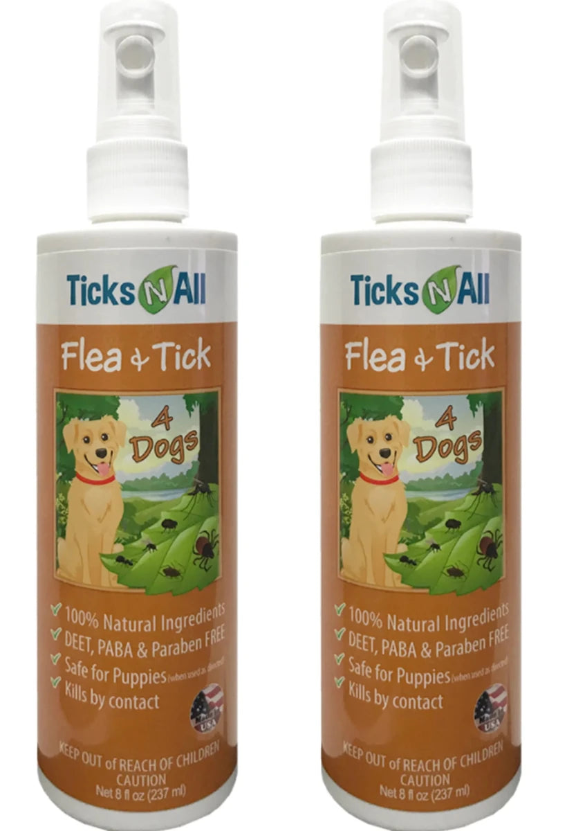 All Natural Flea & Tick 4 Dogs 8 oz - Pets Perfect