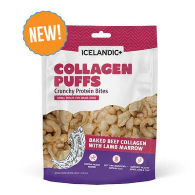 Icelandic Dog Collagen Puffs Bites With Marrow 1.3oz. Default Title